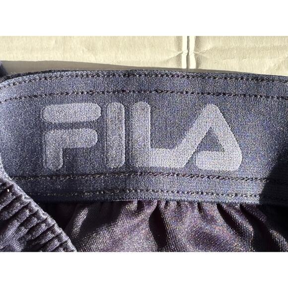 FILA Track Pants Jogger Style Logo Drawstring Navy Blue Men's M 38 inches Long - Picture 4 of 16